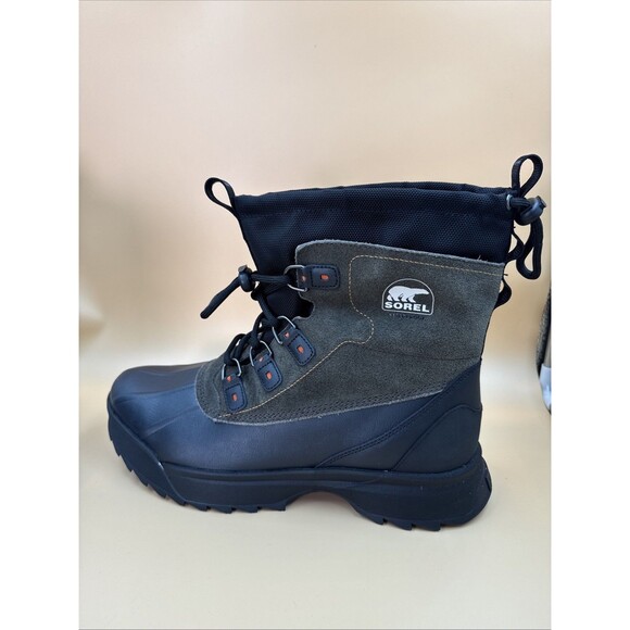 Sorel Scout 87 XT WP Men Waterproof Insulated Winter Boots Black Quarry Size 13